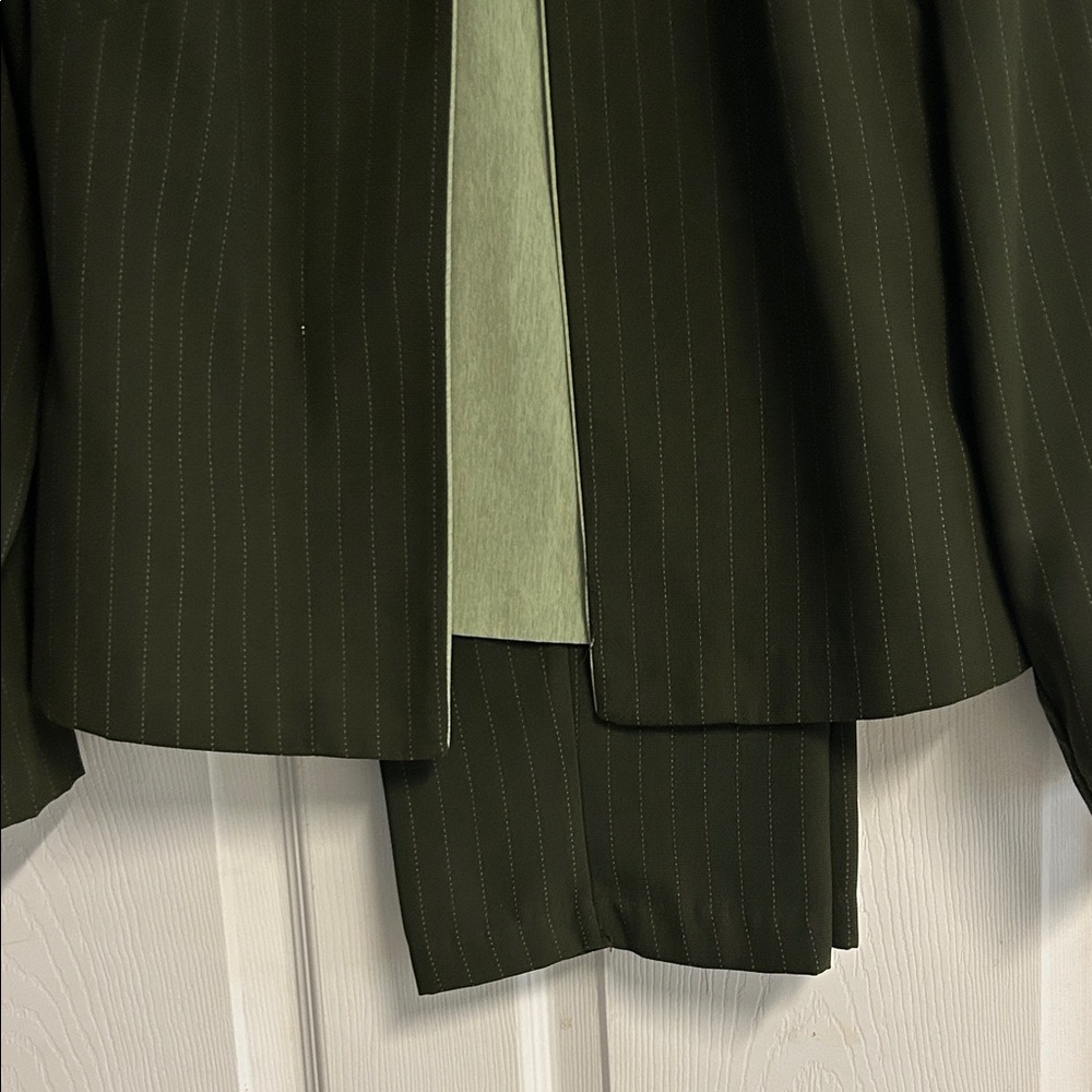 VINTAGE Women's Olive green Pantsuit 3 -piece set - Picture 6 of 17